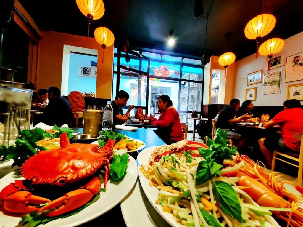 Quán Hải Sản Biển Xanh